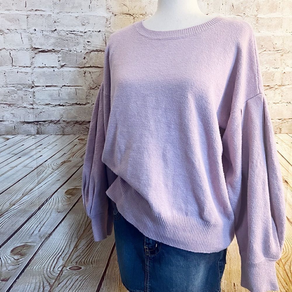 1 State puff sleeve sweater